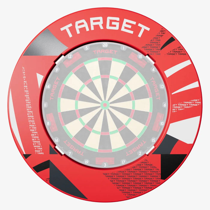 Target Darts Red Patterned Notched Surround 2026