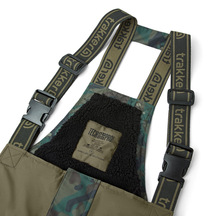 Trakker Techpro Camo Thermal Bib and Brace Trousers