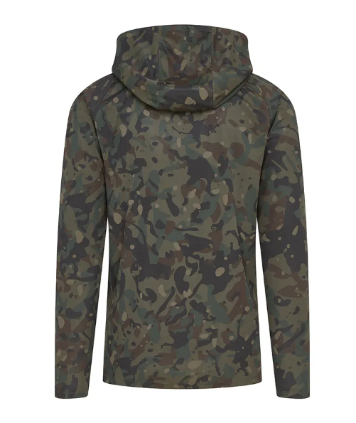 Trakker Camo UV Hooded Shirt rear