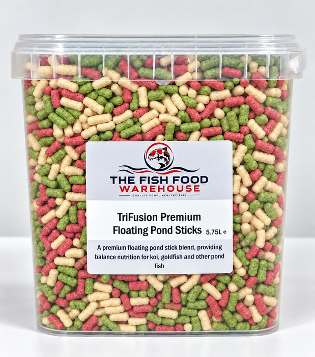 TriFusion Koi Pond Sticks – Premium Floating Goldfish & Pond Fish Food