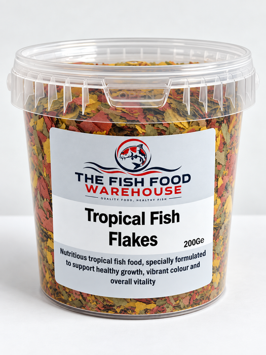 Tropical Fish Flakes – High Protein Complete Fish Food