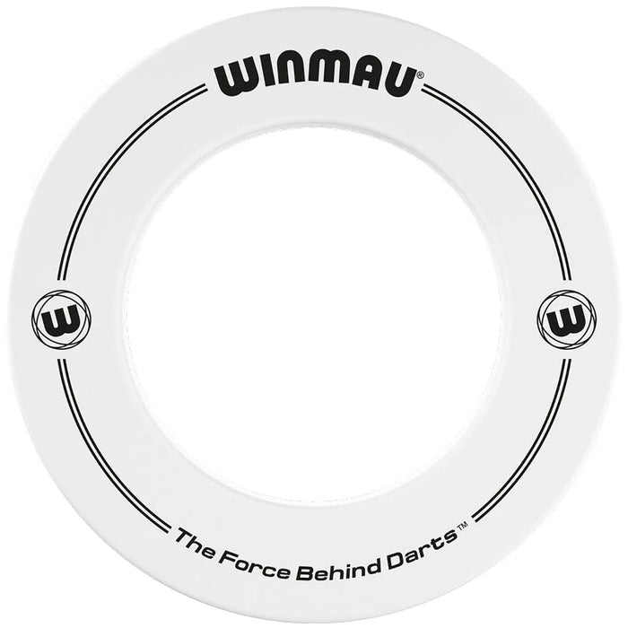 Winmau White Dartboard Surround - Logo Edition