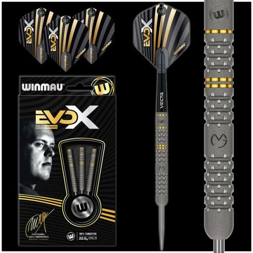 Winmau MVG Exo X 22.5g Steel Tip Darts