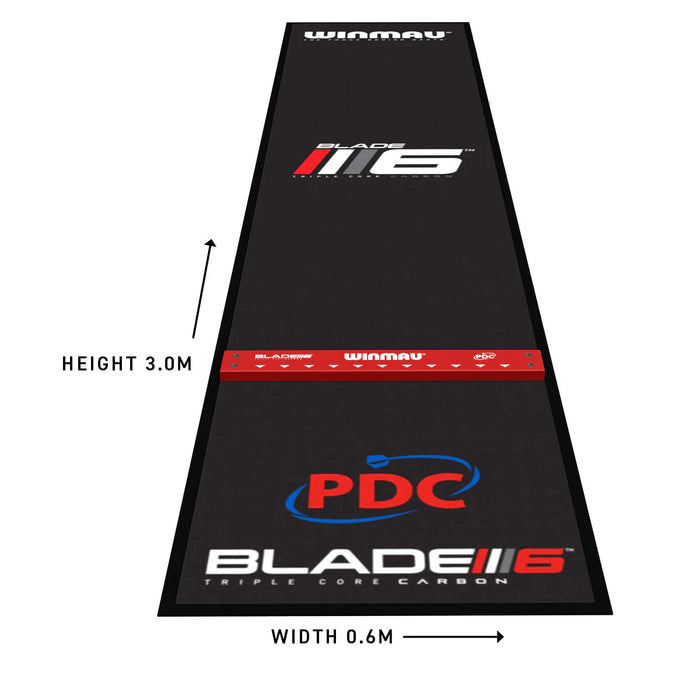 Winmau Pro Zone Blade 6 Soft Dart Mat With Oche
