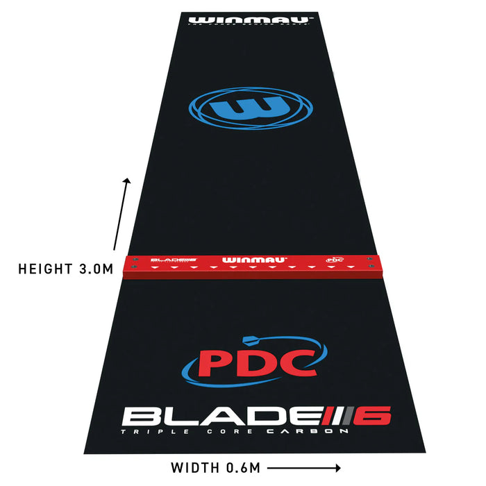 Winmau Pro Zone Precision PVC Dart Mat With Intergrated Oche