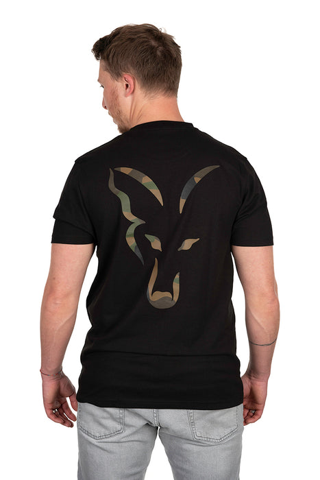 Fox Black Fox Head Logo T-Shirt