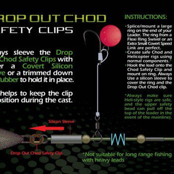Gardner Drop Out Chod Safety Clips