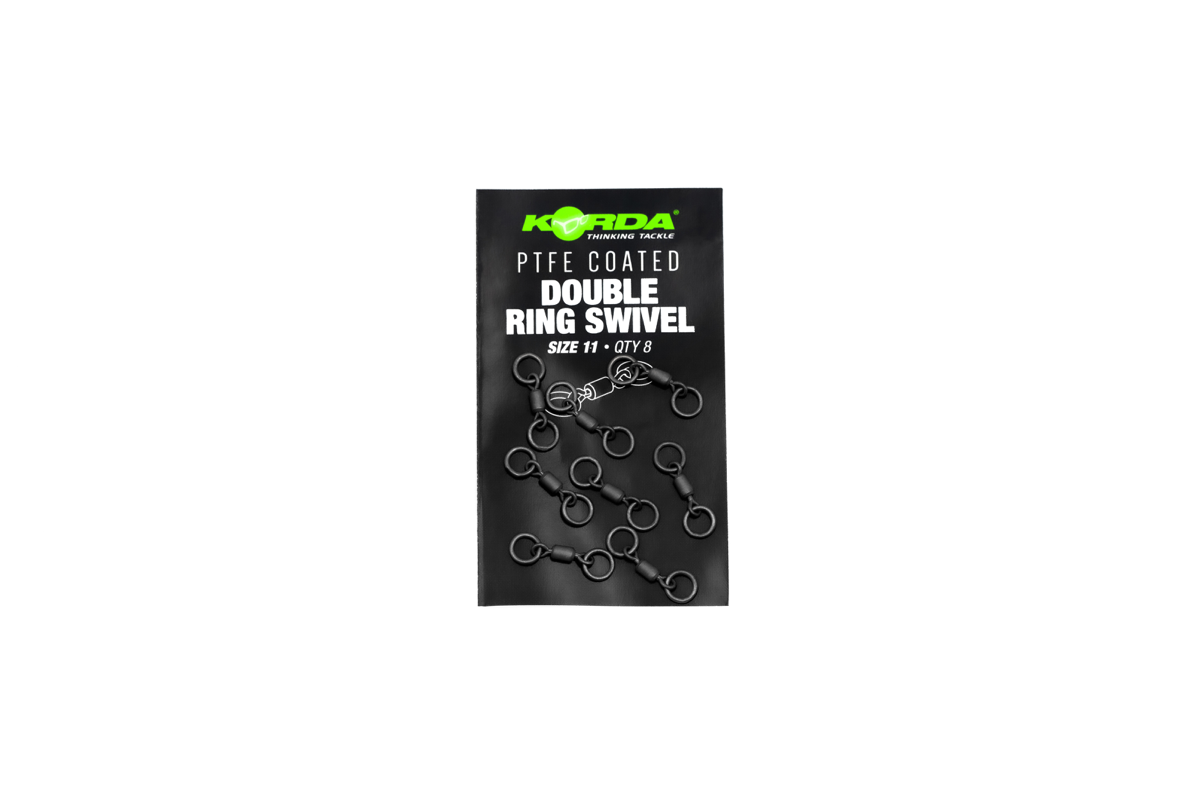 Girelle Rivestite In PTFE Korda, Anello, Entrambe Le Taglie, Confezione Da 8 Pezzi - Foto 3