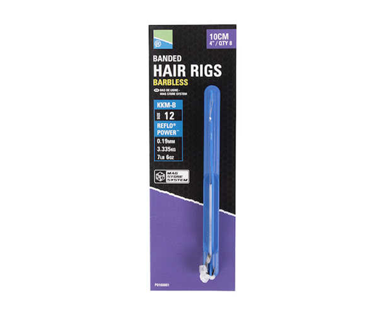 Preston Innovations KKM-B Mag Store Banded Hair Rigs 4"