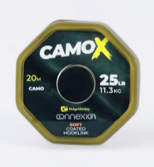 Ridgemonkey CamoX Soft Coated Hooklink 25lb