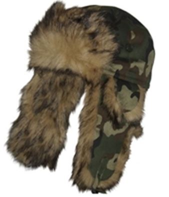 Skee Tex Artic Fur Hat Camo