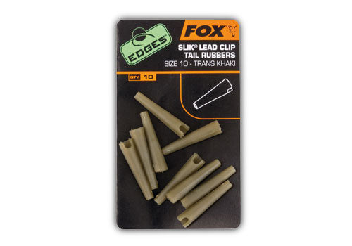 Fox EDGES Slik Lead Clip Tail Rubber size 7 & 10